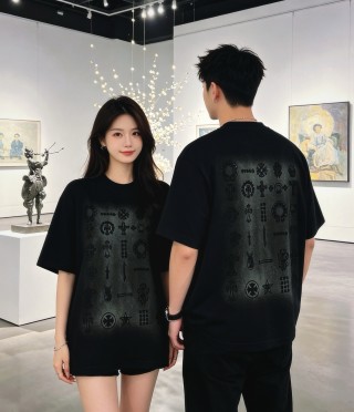 Chrome Hearts Black Cross Print T-Shirt view 7