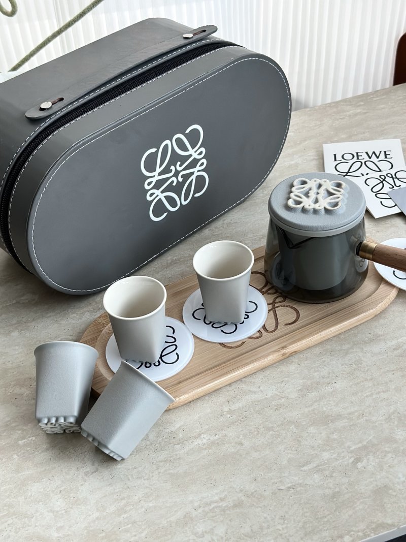 Loewe Portable Travel Tea Set - Grey