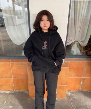 Essentials Black Logo Sweatpants view 4