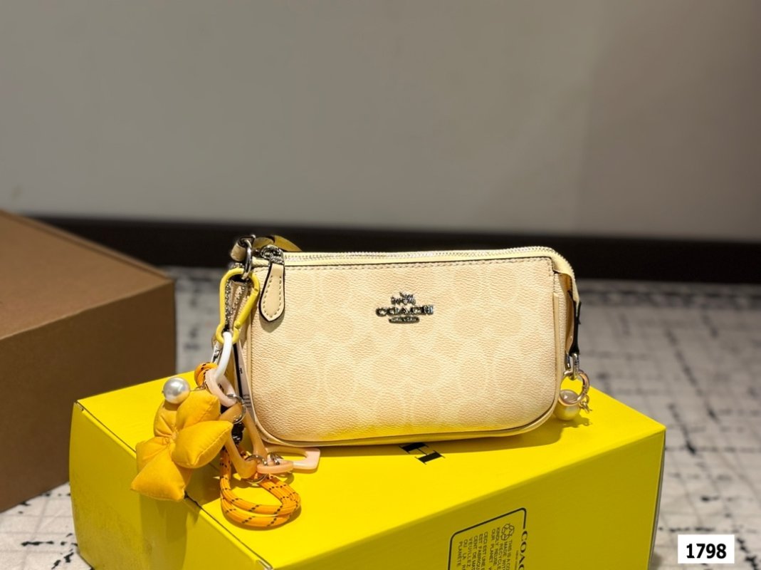Coach Nolita 19 Crescent Shoulder Bag - Cream