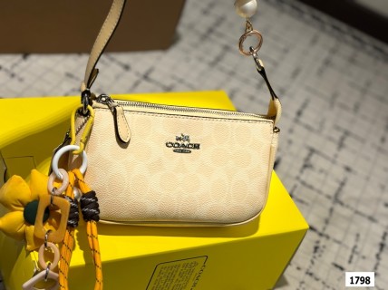 Coach Nolita 19 Crescent Shoulder Bag - Cream view 3