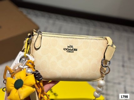 Coach Nolita 19 Crescent Shoulder Bag - Cream view 4