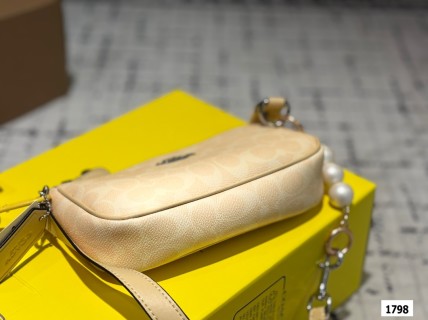Coach Nolita 19 Crescent Shoulder Bag - Cream view 5