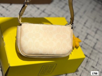 Coach Nolita 19 Crescent Shoulder Bag - Cream view 7
