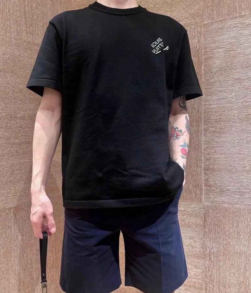 Louis Vuitton Black Logo T-Shirt view