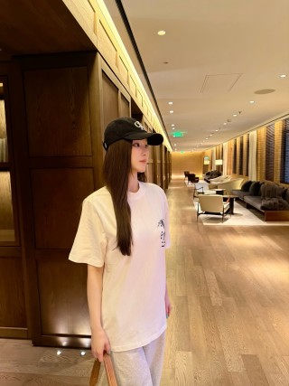 Oversized Graphic Print Short Sleeve T-Shirt - Lavender view 2