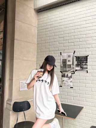 White Oversized Graphic Print Short Sleeve T-Shirt