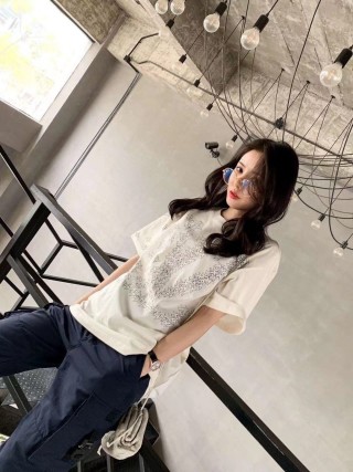 White Graphic Print Short Sleeve T-Shirt
