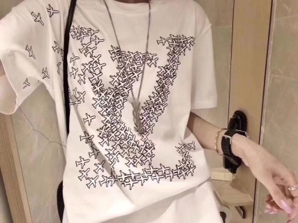 White Graphic Print Short Sleeve T-Shirt view 5