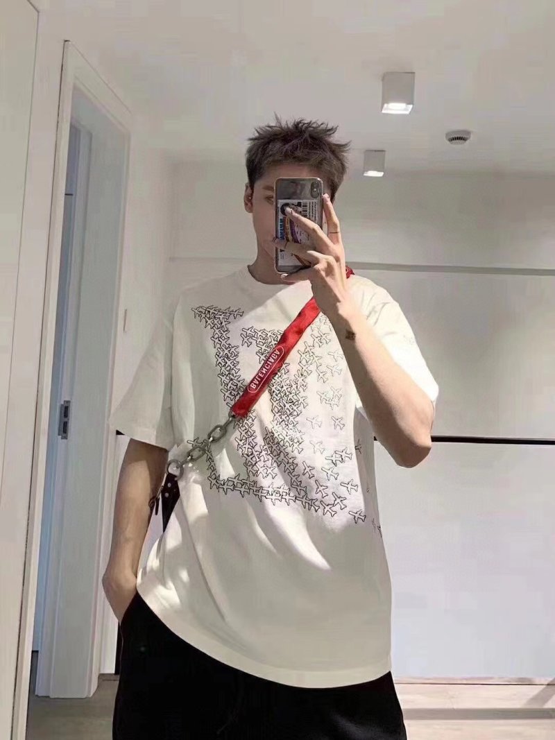 White Graphic Print Short Sleeve T-Shirt view