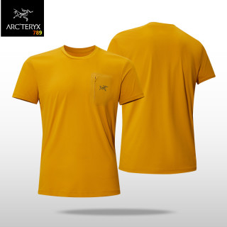 Arc'teryx White Crew Neck Short Sleeve T-Shirt with Pocket view 2