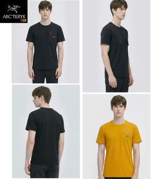 Arc'teryx White Crew Neck Short Sleeve T-Shirt with Pocket view 6