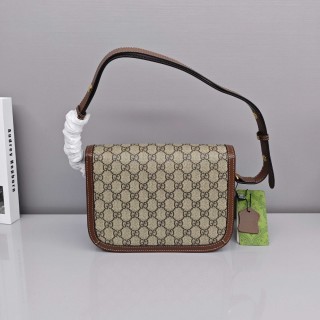 Gucci 1955 Horsebit Saddle Bag Beige/Brown view 3