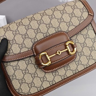 Gucci 1955 Horsebit Saddle Bag Beige/Brown view 5