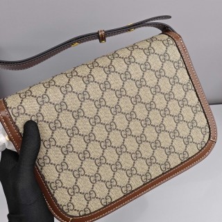 Gucci 1955 Horsebit Saddle Bag Beige/Brown view 7