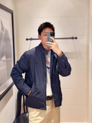 Polo Ralph Lauren Navy Harrington Jacket view 9