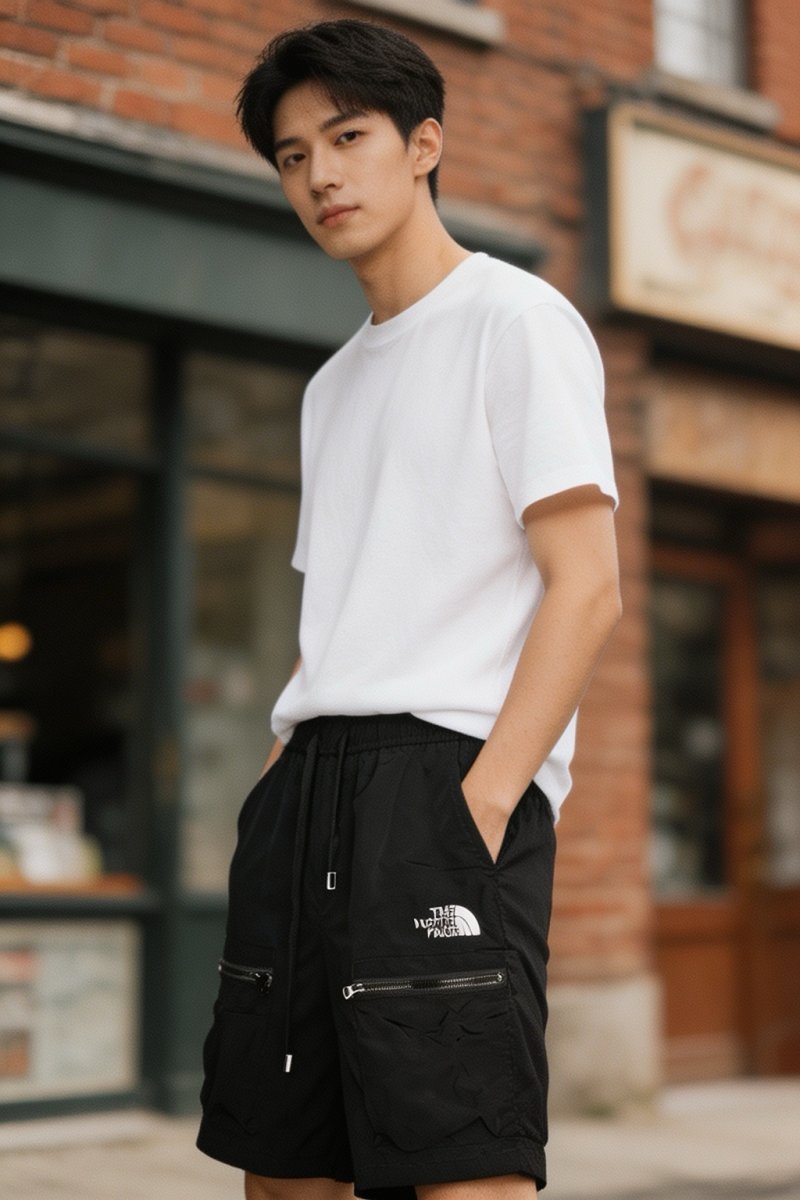 The North Face Black Cargo Shorts