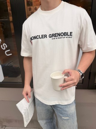 Moncler Grenoble Coordinates White T-Shirt
