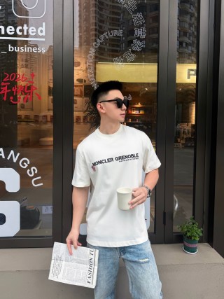 Moncler Grenoble Coordinates White T-Shirt view 2