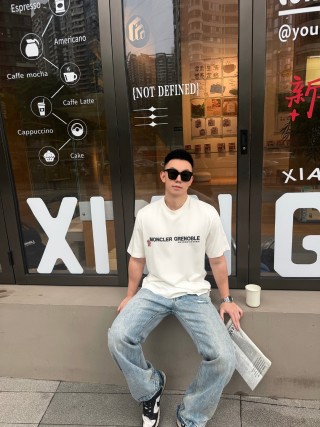 Moncler Grenoble Coordinates White T-Shirt view 4