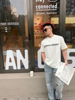 Moncler Grenoble Coordinates White T-Shirt view 7