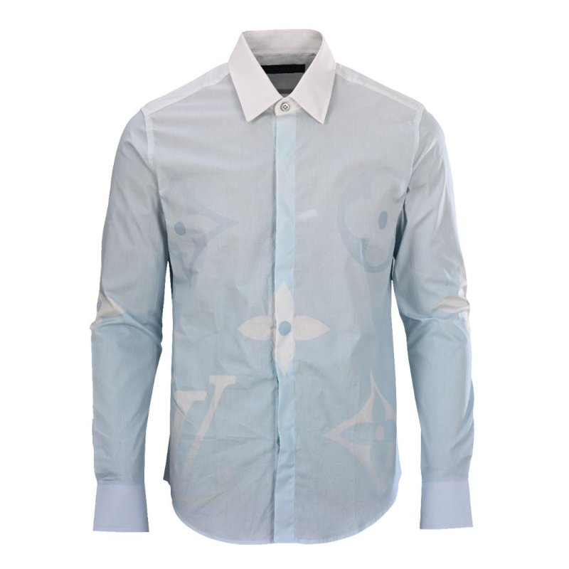 White Oversized Long Sleeve Button-Up Shirt view