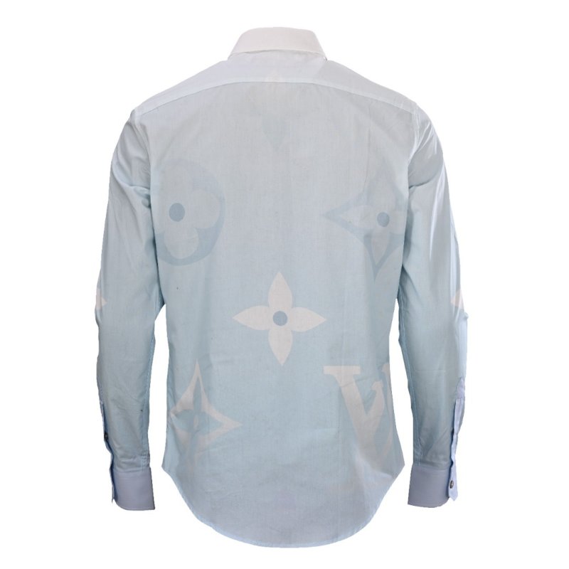 White Oversized Long Sleeve Button-Up Shirt view