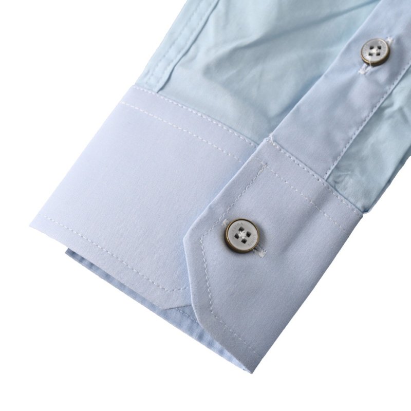 White Oversized Long Sleeve Button-Up Shirt view