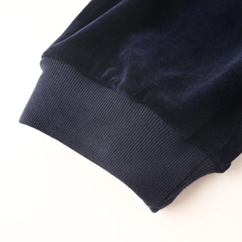 Essentials Navy Velvet Straight-Leg Jeans view
