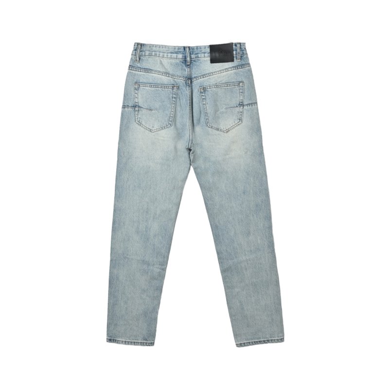 Light Wash Classic Fit Denim Jeans view