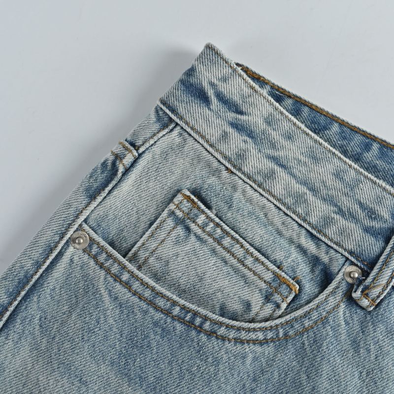 Light Wash Classic Fit Denim Jeans view