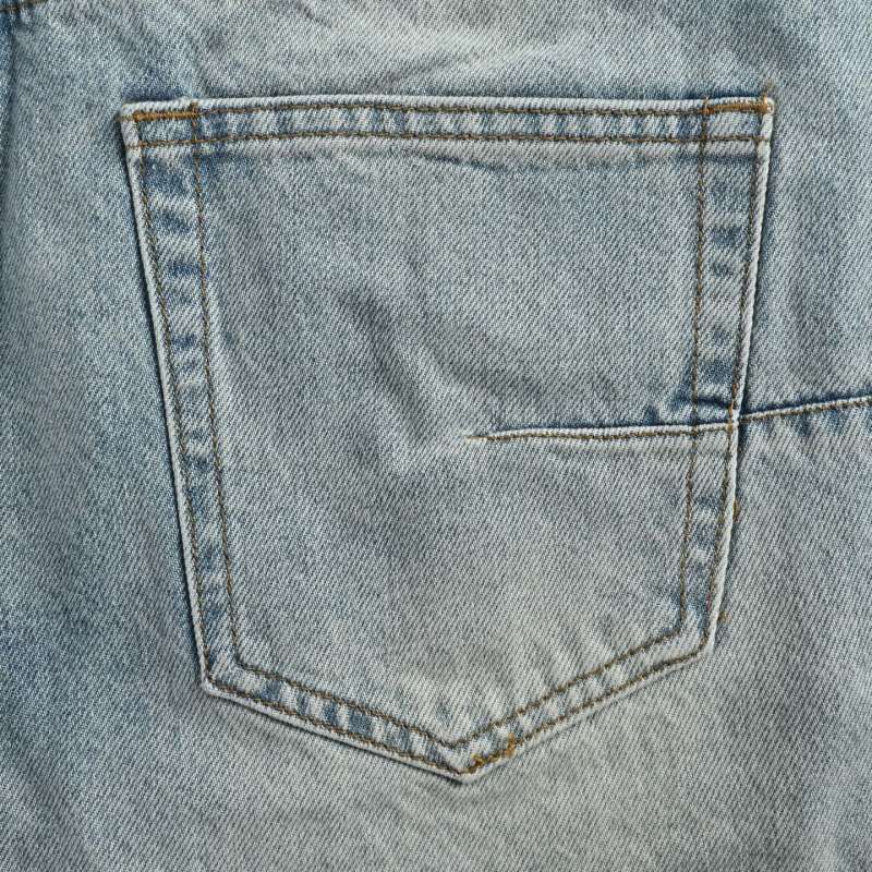 Light Wash Classic Fit Denim Jeans view