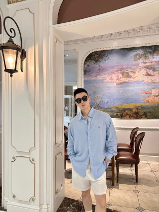 Polo Ralph Lauren Light Blue Oxford Button-Up Shirt