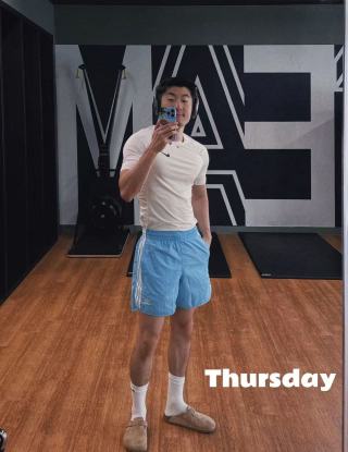 Adidas Light Blue Nylon Shorts view 2