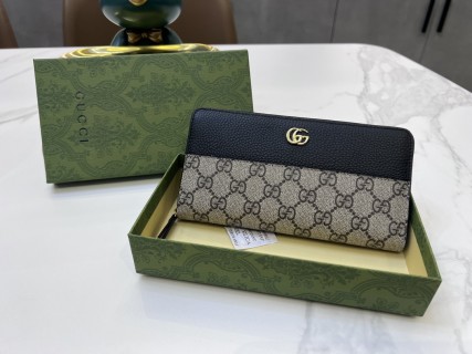 Gucci GG Canvas Zip Wallet Black Navy view 9