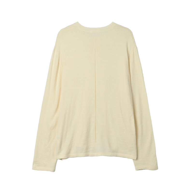 Cream Oversized Knit Sweater view