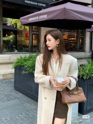 Miu Miu Shell Bag Cognac Brown Leather view 5