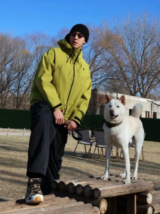 The North Face Yellow Windbreaker Jacket view 5