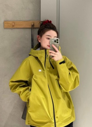 The North Face Yellow Windbreaker Jacket view 6