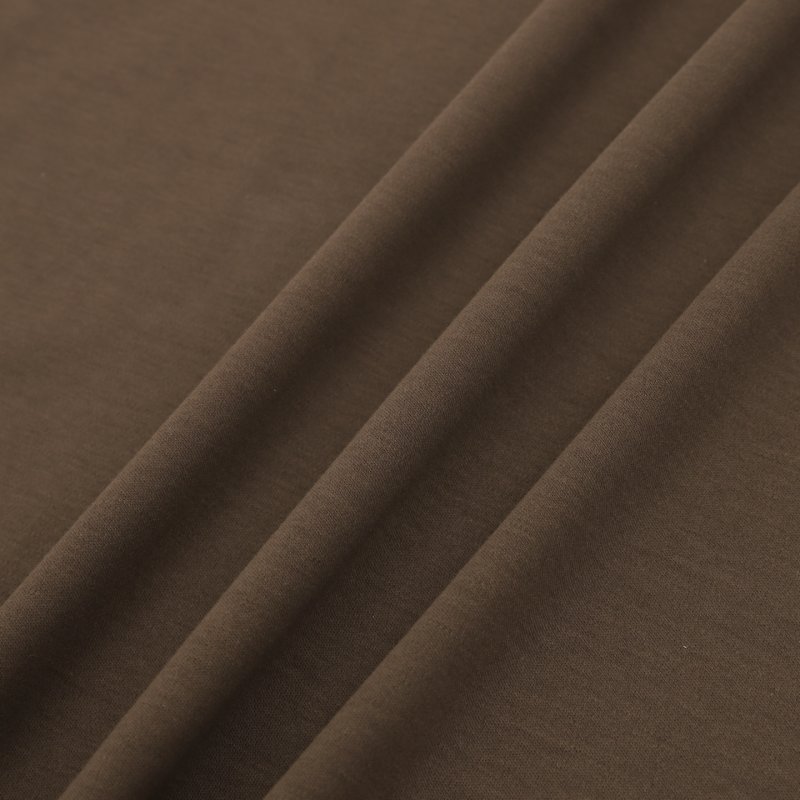Zegna Brown Embroidered Logo T-Shirt view