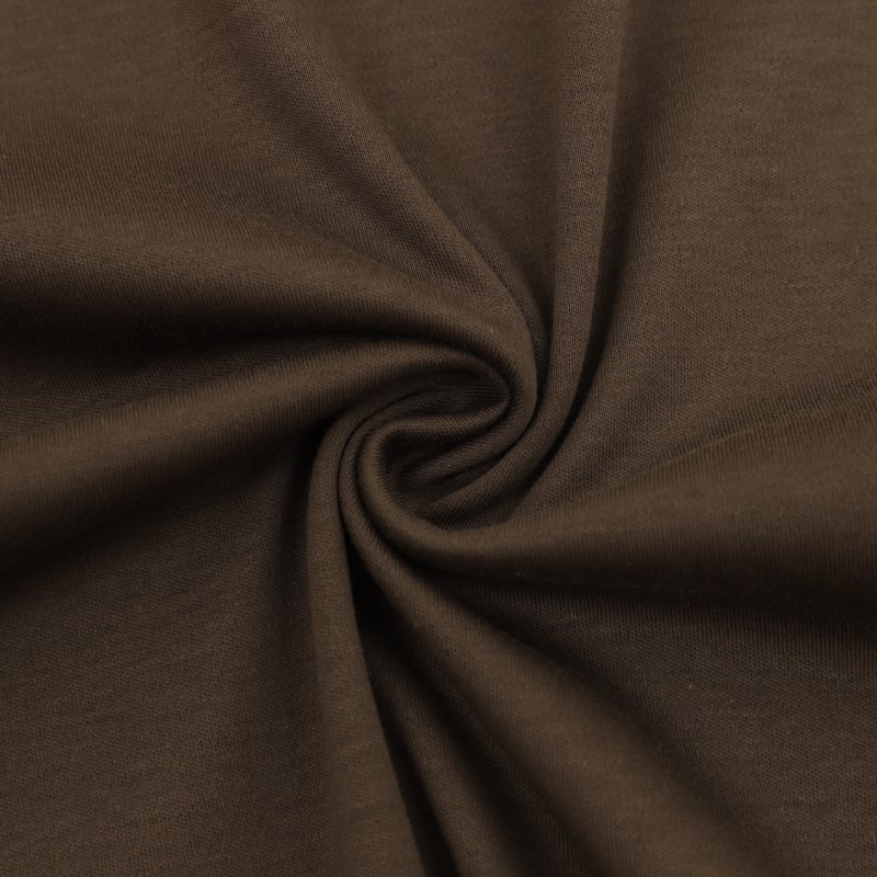 Zegna Brown Embroidered Logo T-Shirt view
