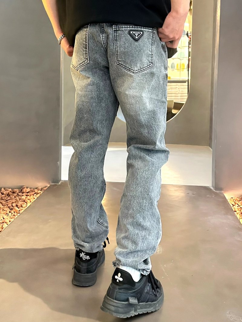 Light Wash Straight Leg Jeans view