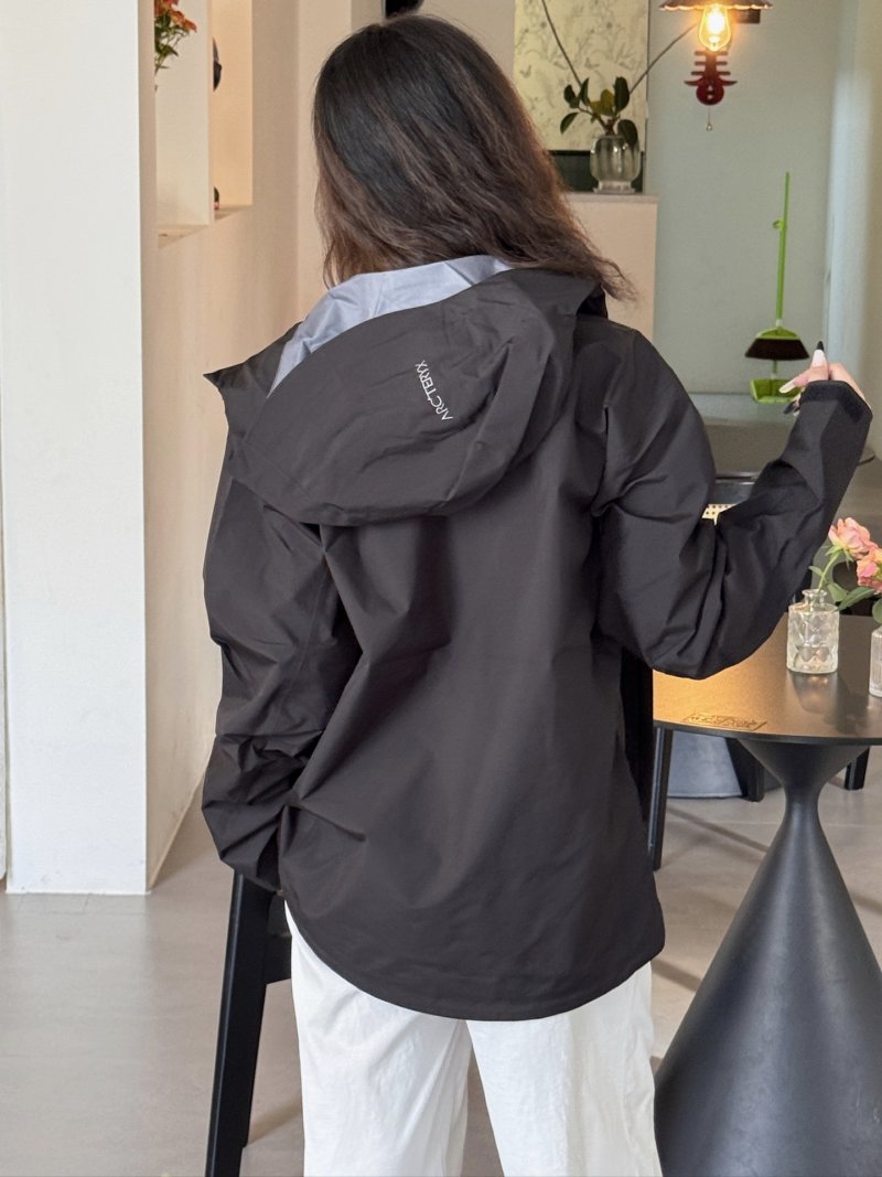 Arc'teryx Beta SL Hooded Lightweight Windbreaker Jacket Black view