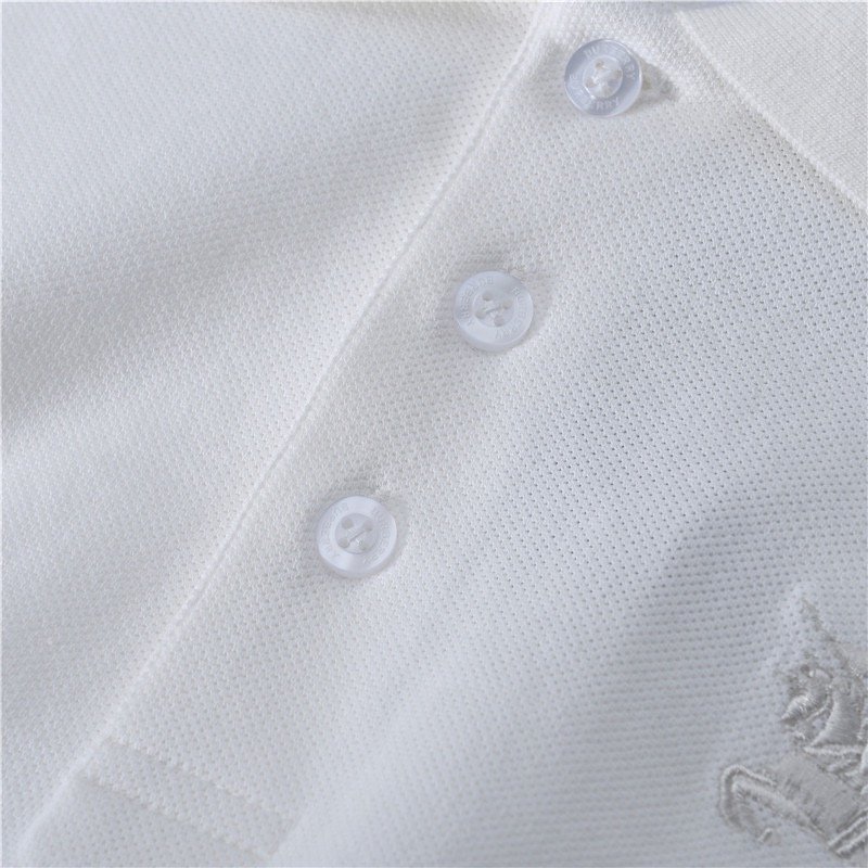 White Polo Short Sleeve T-Shirt view