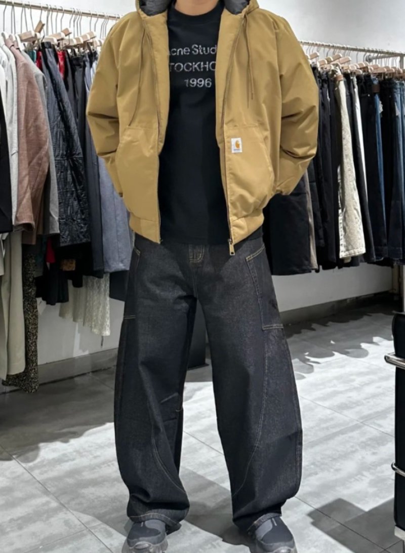 Carhartt WIP Quilted Puffer Jacket Gold