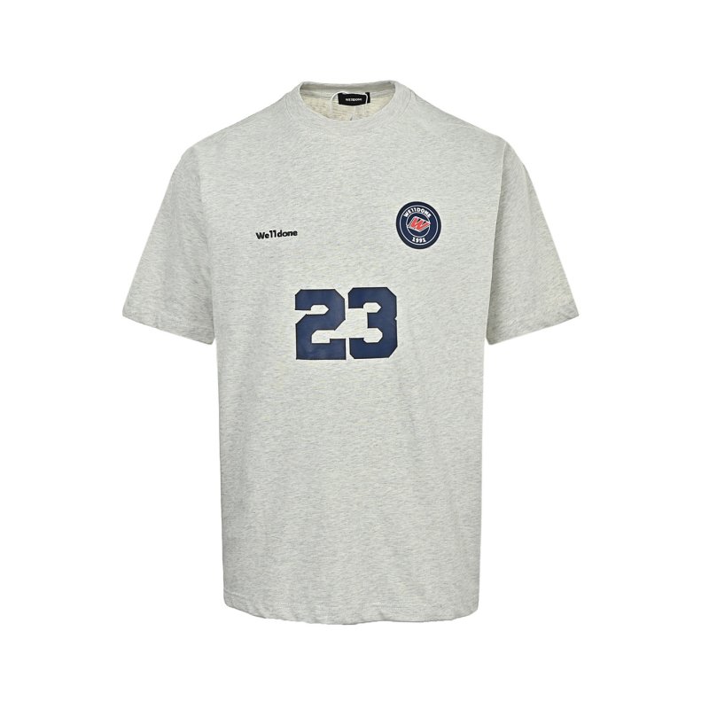 Welldone 23 Gray Oversized T-Shirt view