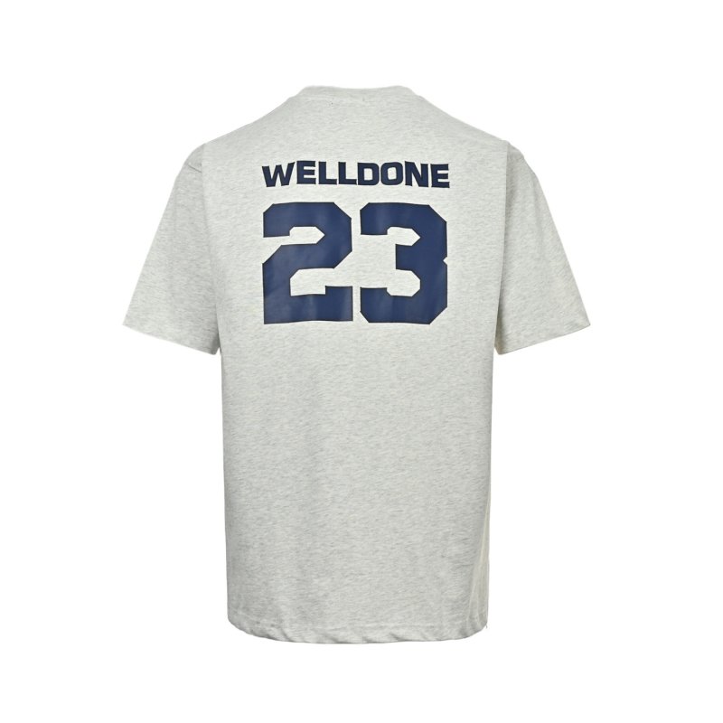 Welldone 23 Gray Oversized T-Shirt view