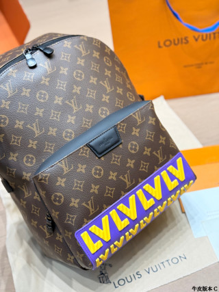 Louis Vuitton Apollo Monogram Backpack Brown view 4