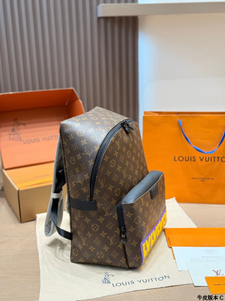 Louis Vuitton Apollo Monogram Backpack Brown view 5