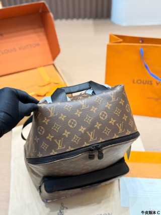 Louis Vuitton Apollo Monogram Backpack Brown view 7